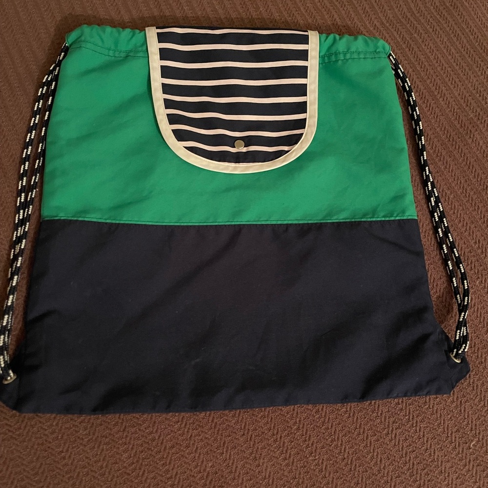 Hanna Andersson drawstring bag.